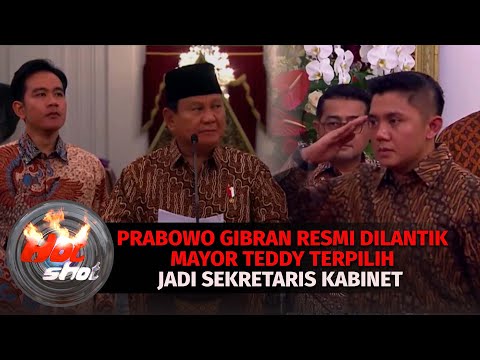 Prabowo dan Gibran Resmi Dilantik, Mayor Teddy Terpilih Jadi Sekretaris Kabinet | Hot Shot