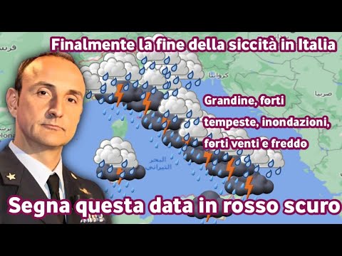 Ottime notizie: il primo uragano autunnale colpirà l'Italia con tempo molto brutto