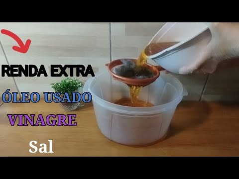 🔴 PAREI DE JOGAR FORA ÓLEO USADO !! COMO FAZER RENDA EXTRA