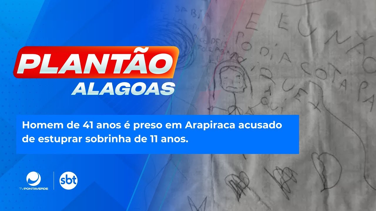Homem &eacute; preso em Arapiraca acusado de estuprar crian&ccedil;a de 11 anos; V&iacute;tima &eacute; sobrinha do suspeito.
