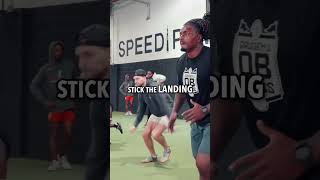 Big lateral focus day for the football players