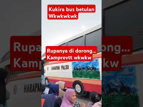 Bus harapan palsu namanya rupanya busnya juga palsu..#shortsviral