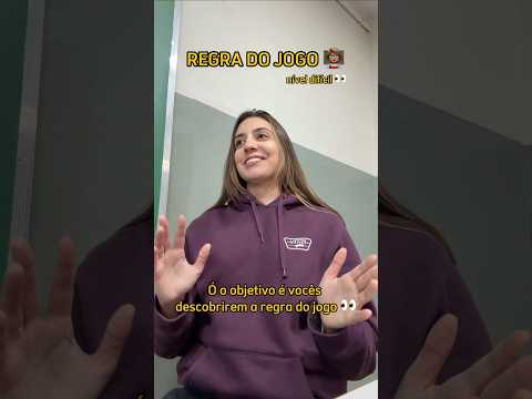 Qual a regra do jogo? (Nível difícil) 👀 #shorts #professora #jogo #escola #alunos