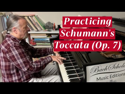 Practicing Schumann's Toccata (Op. 7) with metronome