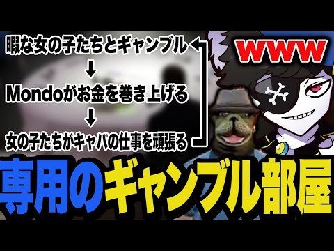 【DAY12】キャバクラにMondo専用のギャング部屋と女の子たちが仕事を頑張れるスキームができてて笑うMondo【MADTOWN】