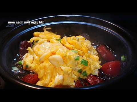 Cách làm TRỨNG CHIÊN LẠP XƯỞNG kho nước tương | món ngon mỗi ngày htp