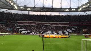 [HD] - Eintracht Frankfurt vs. Bordeaux 19.09.2013 - Choreo und Pyro!!!