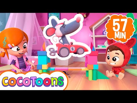 A Ponte de Londres está caindo 🌉e mais música infantil de Lea e Pop em português | Cocotoons Brasil