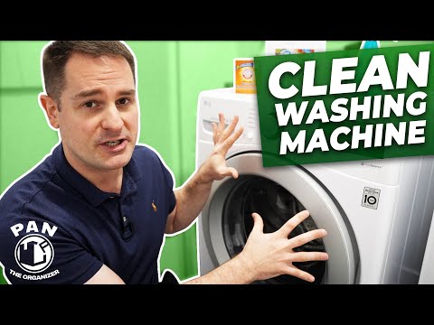 HOW TO CLEAN YOUR WASHING MACHINE! (Quick & Easy!)