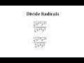 Understanding Radicals and Simplification