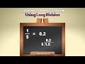Fraction to Decimal Conversion Techniques