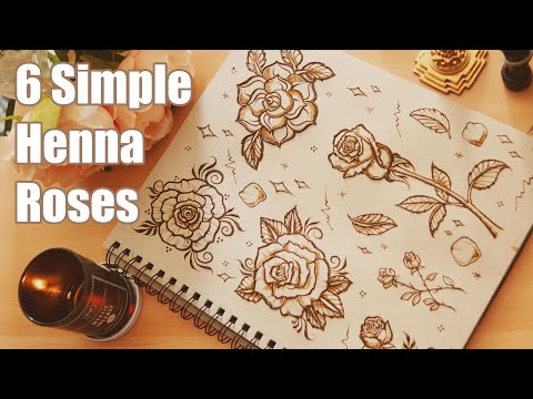 Rose Henna Tutorial | Henna for Beginners Step-by-Step