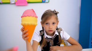 Alena learns the rules of behavior at School