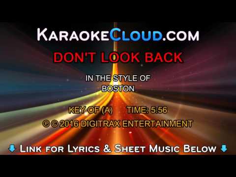 Boston – Don’t Look Back (Backing Track)