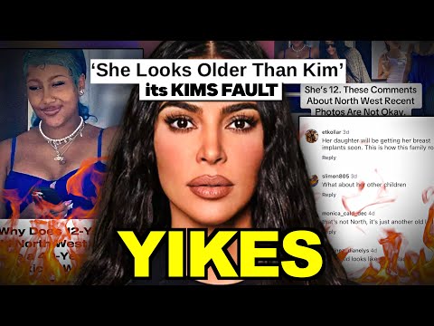 Kim Kardashian SLAMMED for Letting 12 Y/O North West Dress Too Mature!