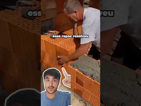 Um tijolo à prova de balas? Essa é novidade #engenhariacivil #obra