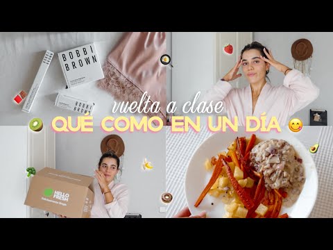 LO QUE COMO EN UN DÍA 😋🍽️ VUELTA A CLASE · recetas saludables y fáciles | Museecoco