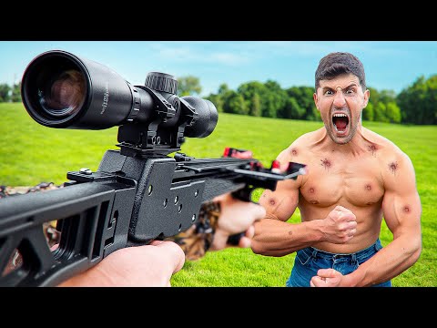 I Got Shot By A Slingshot Sniper For Science!