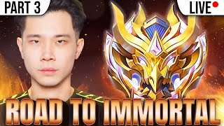 PUSH RANK KE MYTHIC IMMORTAL (MOBILE LEGENDS) PART 3 LIVE