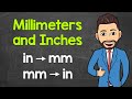 Inches to Millimeters Conversions