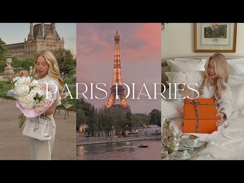 Paris Diaries 🤍🥐  Unboxing The Most BEAUTIFUL Hermès Bag, Eiffel Tower Views, Cafés & Palais Royal