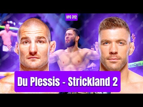 Dricus du Plessis – Sean Strickland 2 : Nassourdine imavov le prochain pour le titre / UFC 312