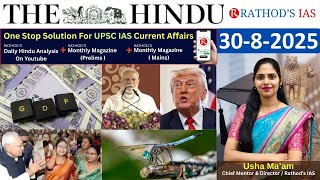 30-8-2025 | The Hindu Analysis In English for UPSC | Daily current affairs | The Hindu #upsc