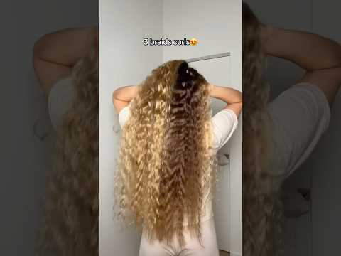 Yes or no? 🤔 #hairtok #hairstyle #heatlesscurls #curlyhairhacks #braids #heatlesshairstyle #hair