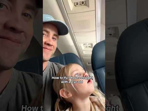 How to fly 7 hours straight with a 2 yr old #shorts