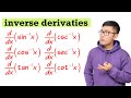 Derivatives of Inverse Trigonometric Functions