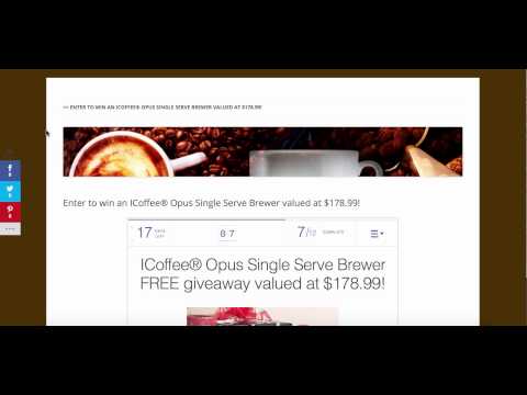 Icoffee Spin Brew Single Serve Manual - 09/2021