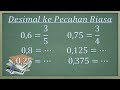 Konversi Desimal ke Pecahan Biasa