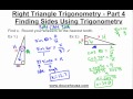 Trigonometry and Finding Sides