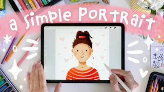 How To Draw a Portrait Step-by-Step in Procreate