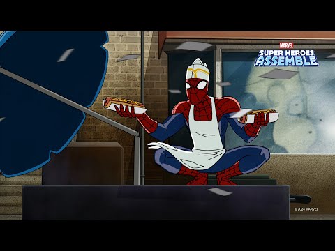 Hulk Ruba l'Hot-Dog di Spider-Man | Avengers Assemble | Marvel HQ Italia