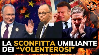 L'umiliante sconfitta dei "volenterosi" europei