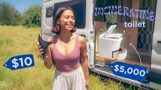 The BEST toilet for vanlife? Cinderella Incinerating Toilet Install