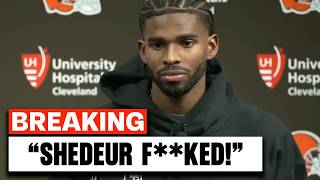 Shedeur Sanders ERUPTS After Cleveland LEAKS PLAN TO SNUB Him LIVE!