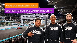 UFC Fighters Race at Yas Marina Circuit 🏎️ Who’s the Fastest?​