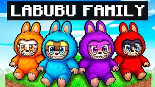 Having a LABUBU Family in Minecraft!