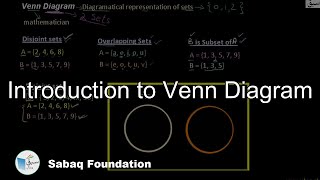 Introduction to Venn Diagram