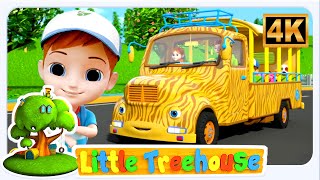 Wheels On The Bus Jungle Adventure Ride, Fun Nursery Rhymes for Kids