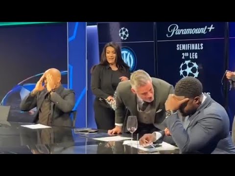 Inter Milan vs Barcelona 4-3 (7-6) Thierry Henry,Carragher,Micah Richards reactions in the studio