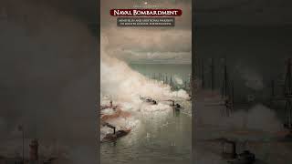 Civil War Naval Bombardment #shorts #naval #fyp #bombardment #civilwar #american #usa
