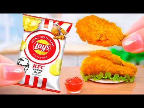 Satisfying Miniature Crispy KFC Fried Chicken 🍗 Best Fast Food Recipe by Mini Yummy 🍗 ASMR Cooking