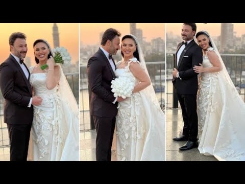 أولادها فرحانين بيها😍حفل زفاف المطربة مي فاروق والفنان محمد العمروسي بحضور نجوم الفن والغناء