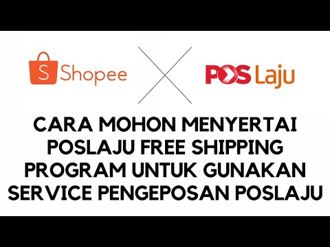 Shopee Poslaju Free Shipping Program Sign Up 11 2021