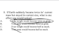 Gravitational Forces and Weight Changes