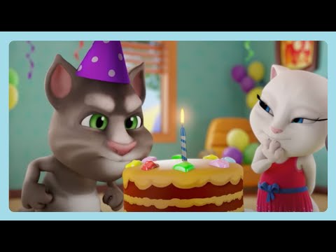 broma de cumpleaños | Talking Tom | Wildbrain Niños