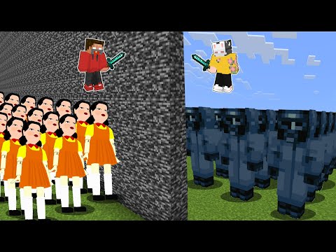 100 SQUID GAME DOLLS vs 1000 FRONT MAN In Minecraft! (Tagalog)